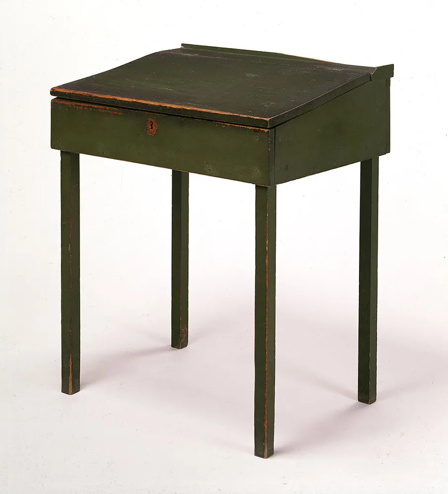 Thoreau's painted green writing desk