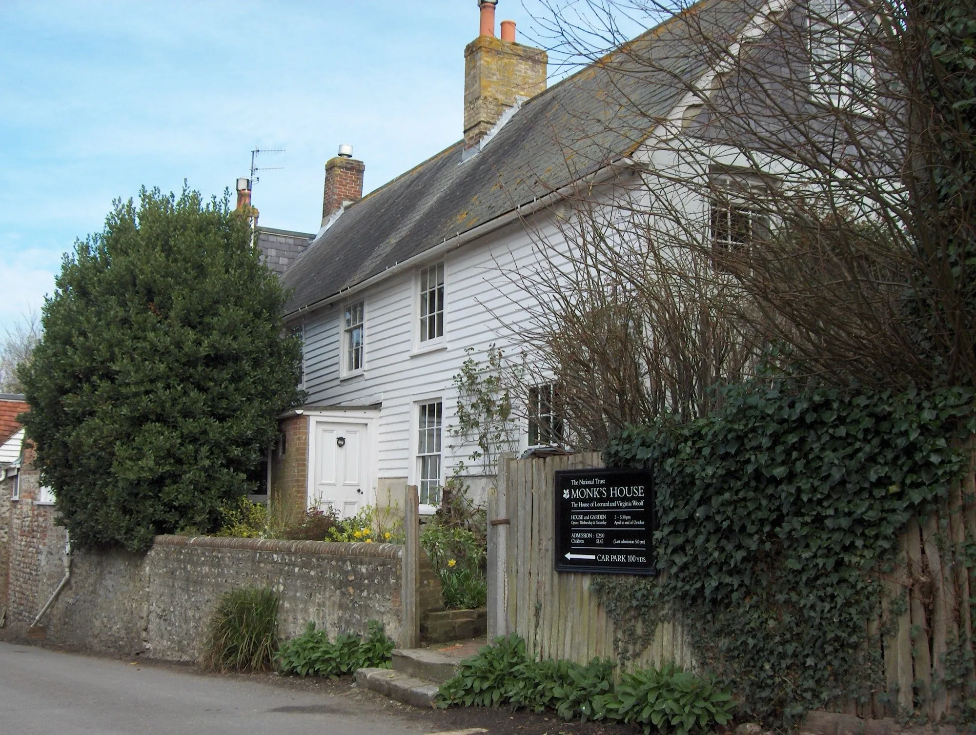 Monk's House, the Woolfs' cottage in Rodmell, Sussex